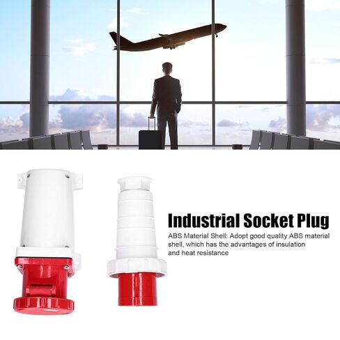 موصل قابس صناعي 63A 4Pin 3 المرحلة مجموعة مقابس AC380V ‑ 415V الطاقة مقاوم للماء الكهربائية لصناعة الزراعة in Kuwait