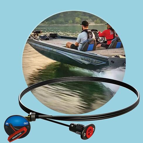 Remote Drain Plug, Easy to Operate Cable Plug, Spare Parts for Boats 9.8ft Actuator, Leak Proof Drain Sealing Systems Replacement in Kuwait