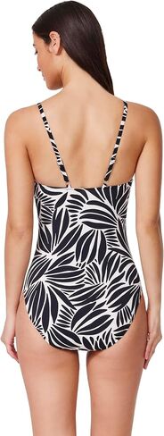 Profile by Gottex High Neck One Piece- Beaded Front Ladder Design, Adjustable Halter Straps, Built-in Soft Cups in Kuwait