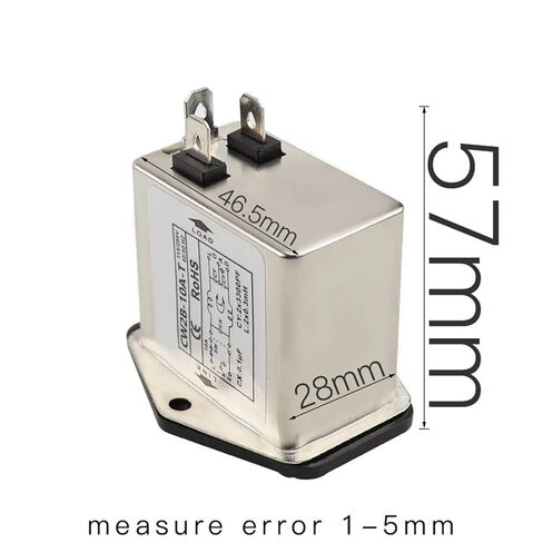 1 قطعة 10A مرشح الطاقة EMI مع مفتاح الروك وموصل المقبس CW2B-10A-T in Kuwait