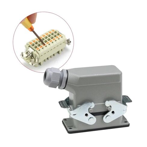 Heavy Duty Connector 6-10-16-24-32-48 Core Pin Industrial Plug Socket(48 core top Outlet) in Saudi Arabia