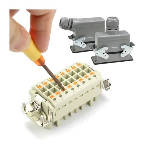 Heavy Duty Connector 6-10-16-24-32-48 Core Pin Industrial Plug Socket(48 core top Outlet) in Saudi Arabia