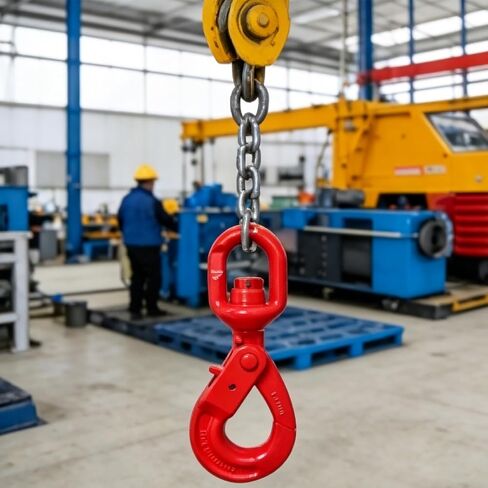 خطاف قفل ذاتي دوار من الدرجة 80 WLL 2470Lbs-1Pack in Kuwait