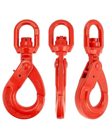 خطاف قفل ذاتي دوار من الدرجة 80 WLL 2470Lbs-1Pack in Kuwait