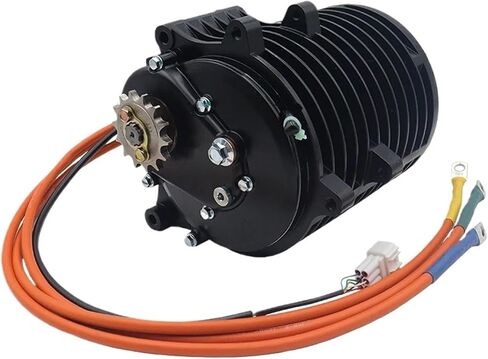 محرك منتصف المحرك، QS138 70H 3000W V3 100kmh PMSM محرك منتصف المحرك مع 1: 2.35 تروس تخفيض داخلية للدراجات النارية الكهربائية الدراجة الترابية in Kuwait