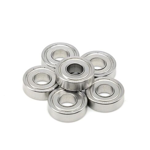 محمل كروي صغير من الفولاذ 10 قطع S698ZZ 8X19X6mm محمل كروي من الفولاذ المقاوم للصدأ ABEC-7 in Kuwait