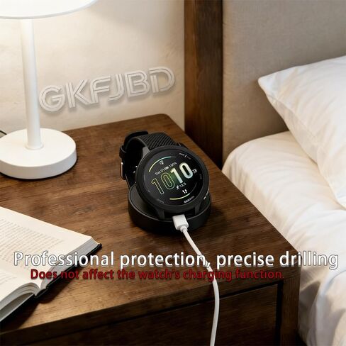 واقي شاشة وحافظة متوافقة مع Garmin Forerunner 165 & Forerunner 165 Music، طبقة حماية من الزجاج المقوى عالي الدقة وحافظات ناعمة من السيليكون (عبوة من 3+2) in Kuwait