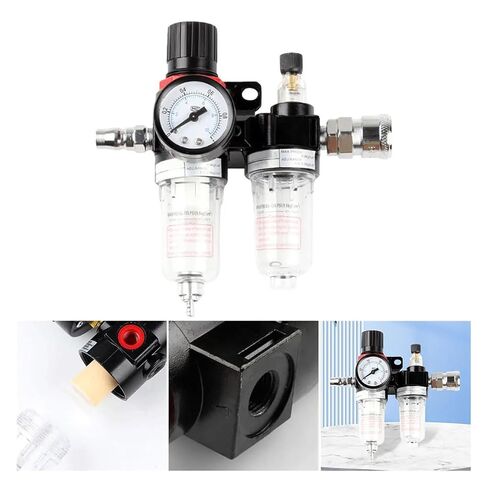 AFC2000 Compressed Air Filter Regulator 1/4 Inch Water/Oil Separator 0.5-8.5 Bar Pneumatic Air Filter Pressure Regulator in Kuwait