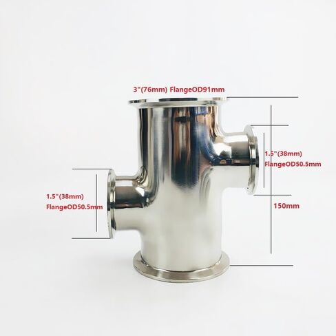 3"(76mm) OD91 Short Type Gin Basket Main For,Connector 3"*3"X1.5"*1.5",Four-way Pipe Fitting in Saudi Arabia