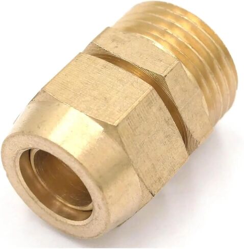 مضيئة أنبوب OD 12 مللي متر x 1/2 "ذكر النحاس موصل أنبوب هوائي تركيب مكيف الهواء in Kuwait