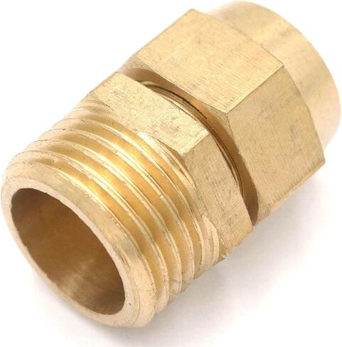 مضيئة أنبوب OD 12 مللي متر x 1/2 "ذكر النحاس موصل أنبوب هوائي تركيب مكيف الهواء in Kuwait