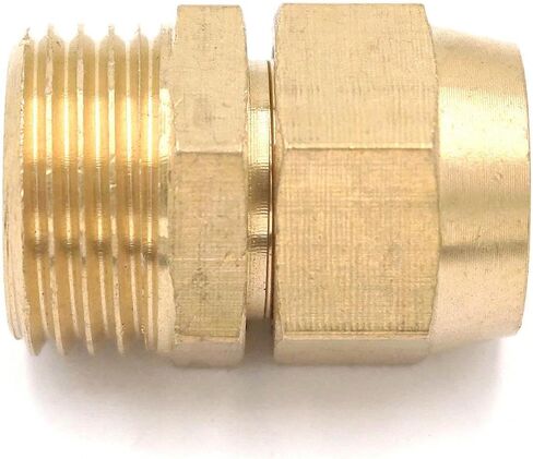 مضيئة أنبوب OD 12 مللي متر x 1/2 "ذكر النحاس موصل أنبوب هوائي تركيب مكيف الهواء in Kuwait