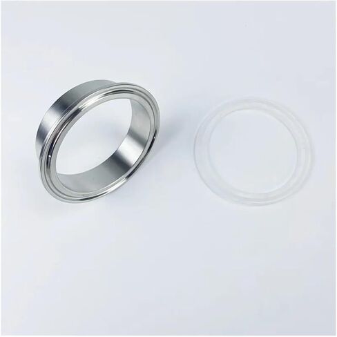 6.5" 159mm OD183mm Weld Ferrule With Silicone Gasket Tri Clamp Type Stainless Steel Flange SUS 304 in Saudi Arabia