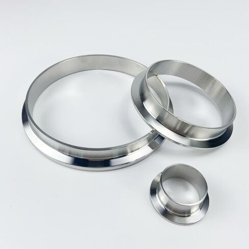 6.5" 159mm OD183mm Weld Ferrule With Silicone Gasket Tri Clamp Type Stainless Steel Flange SUS 304 in Saudi Arabia