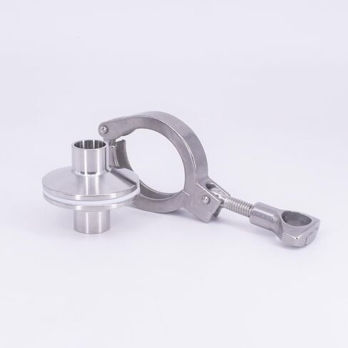 1.5 "ثلاثي المشبك × 19 مللي متر 3/4" الأنابيب OD + شريط PTFE SUS304 تركيب ثلاثي المشبك الاتحاد مجموعة in Kuwait