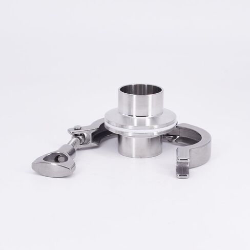 1.5 "ثلاثي المشبك × 32 مم 1.25" أنبوب OD + شريط PTFE SUS304 المناسب in Kuwait