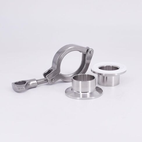 1.5 "ثلاثي المشبك × 32 مم 1.25" أنبوب OD + شريط PTFE SUS304 المناسب in Kuwait