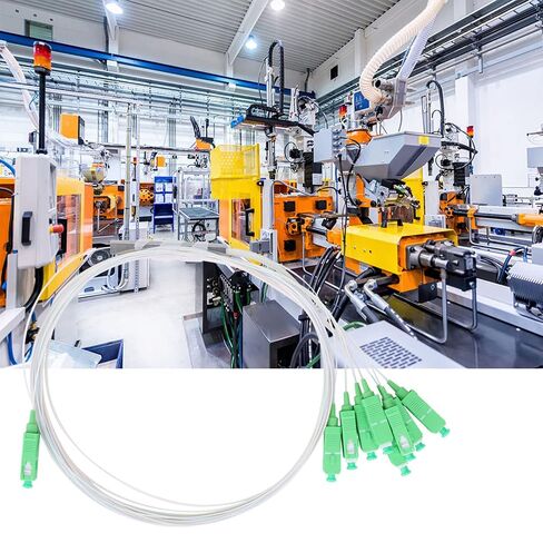 1x8 PLC Optical Splitter, SC Pipe Type Fiber Splitter Low Insertion Loss for Fiber Network Projects in Kuwait