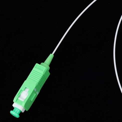 1x8 PLC Optical Splitter, SC Pipe Type Fiber Splitter Low Insertion Loss for Fiber Network Projects in Kuwait