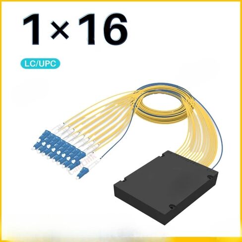 1pc 1M LC UPC 1X32 18 Fiber Splitter Box Light PLC(Splitters 1 to 32) in Saudi Arabia