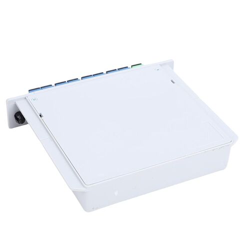FTVOGUE 1x8 PLC Fiber Optic Splitter, ABS Housing for SC UPC Connector, Efficient Signal Transfer for Home Wiring and LAN Setups in Kuwait