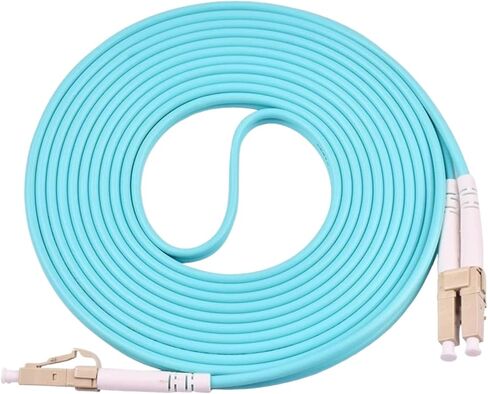 LC to OM3 Fiber Optic Jumper UPC 10GB multimode 2.0mm Duplex 50/125um, 10 Pieces(2M) in Kuwait