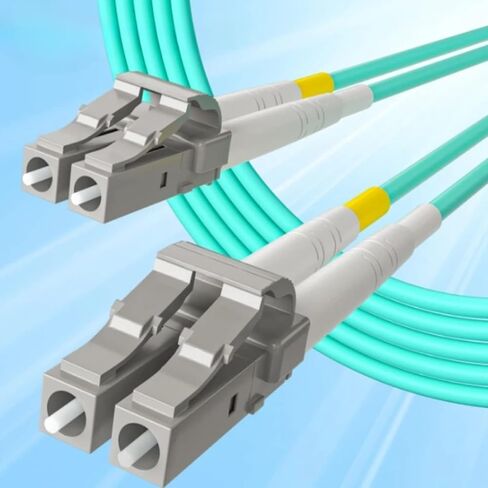 LC to OM3 Fiber Optic Jumper UPC 10GB multimode 2.0mm Duplex 50/125um, 10 Pieces(2M) in Kuwait