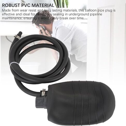 Inflatable Pipe Plug, Sewer Test Plug, High Elasticity Wear Resist PVC, Ideal for Pipeline Detection & Emergency Repairs (Small Size) in Kuwait