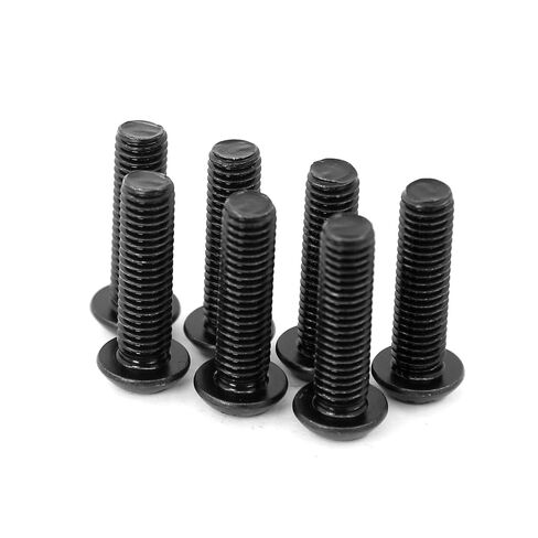 مسامير براغي برأس زر M5-0.8 × 20 مم، محرك ألين، 10.9 سبائك فولاذية، خيط كامل، أكسيد أسود، 20 قطعة (مع مفتاح ربط سداسي) in Kuwait