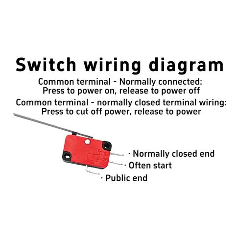 10PCS Micro Limit Switch V-153-1C25, Long Straight Hinge Lever Arm, SPDT Snap Action, 15A 250V, Silver Contact, Reliable End stop for Arduino, CNC, 3D Printer, Appliance, Industrial Automation in Kuwait