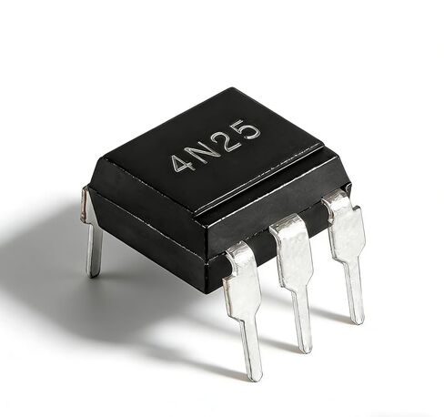 20PCS 4N25 Optocoupler IC DIP-6 – High Isolation Phototransistor Optoisolator – Signal Isolation for Microcontroller Interface, Embedded Systems & Electronics Projects in Saudi Arabia