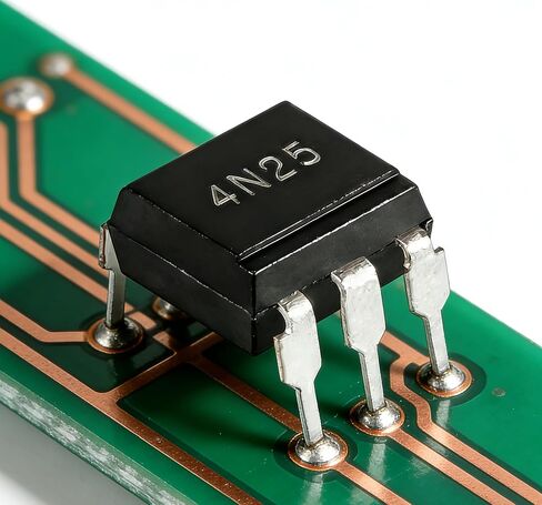 20PCS 4N25 Optocoupler IC DIP-6 – High Isolation Phototransistor Optoisolator – Signal Isolation for Microcontroller Interface, Embedded Systems & Electronics Projects in Saudi Arabia