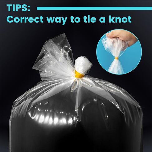 100 Pack Live Fish Bags, 10x20" Round Bottom Double Seal Clear Fishery Bags, Leak-Proof Fish Transport Shipping Bag, HDPE Bag for Freshwater & Saltwater (Ultimate 3 mil) in Kuwait