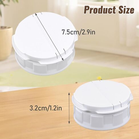 Packaging Snack Canning Lid, Plastic Flexible Bag Lid with Pour Spout for Small Particle, Round Sealing Lid for Kitchen in Kuwait