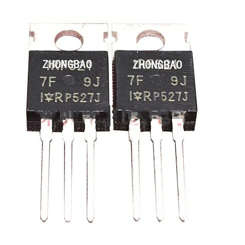 2 قطعة IRF521 TO-220 60 فولت 80A in Kuwait