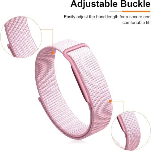 سوار من النايلون المضفر لـ Google Fitbit Air، حزام رياضي مرن قابل للتمدد مع إبزيم بلاستيكي، سوار معصم للنساء والرجال in Kuwait