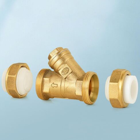 Female Thread Brass Inline Y Type Filter Strainer Valves Water Pipe Fittings Connector Check for Water/Oil/Female Thread Brass Inline Y Type Strainer in Kuwait