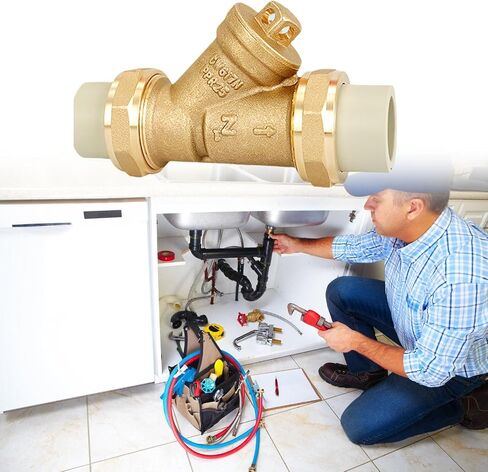 Female Thread Brass Inline Y Type Filter Strainer Valves Water Pipe Fittings Connector Check for Water/Oil/Female Thread Brass Inline Y Type Strainer in Kuwait