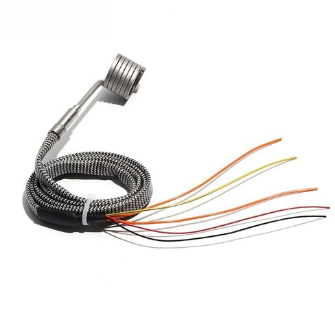 220V Electric Runner Band Heater with K Type Thermocouple 22MM Coil 25MM 30MM 35MM 40MM 50MM Length 400W 500W 700W(4.2x2.2mm,110V_IDXH 22X35MM 500W) in Kuwait