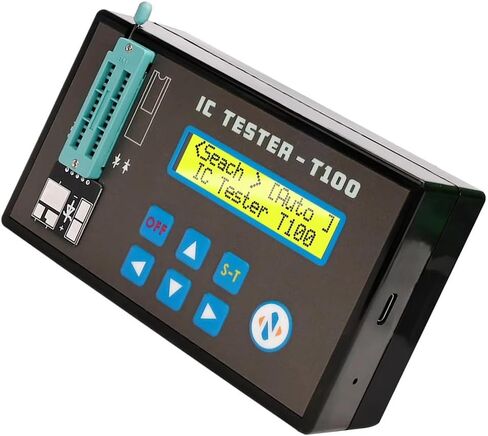 جهاز اختبار الصمام الثنائي للترانزستور IC للكشف عن رقائق IC لاختبار الرقائق المنطقية، 74HC، 74LS، CD40، 45/145 in Kuwait