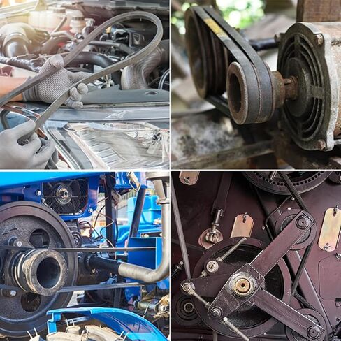 1root A1100Li Rubber V-Belt Wrapped Black,1100mm Inner Circumference 13mm Width Thickness 8mm,Rubber Drive Transmission Belt in Kuwait