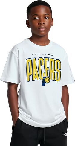 تي شيرت قطني للأطفال من الجنسين من GAME 7 NBA X NBA Kids مرخص رسميًا وأكمام قصيرة وخفيف الوزن كلاسيكي ورقبة دائرية in Kuwait
