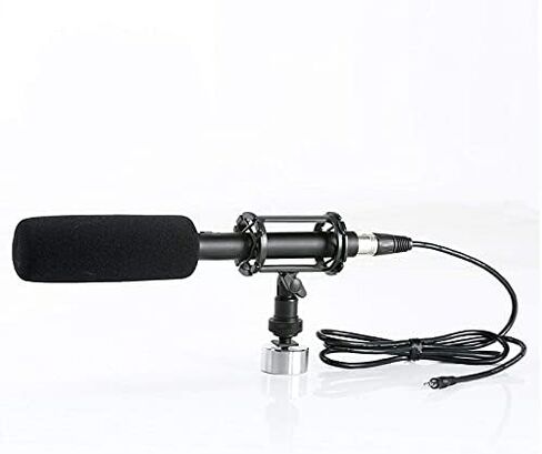 Nicama NC4 Microphone Shockmount Universal Holder Clip with Hot Shoe Mount for Shotgun Microphone Rode NTG-2 NTG-1 AKG D230 Sennheiser MKH-416 ME66 Comic in Kuwait