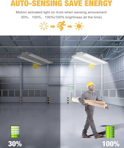 مستشعر حركة PIR بزاوية 360 درجة لإضاءة LED الخطية العالية، سقف 40 قدمًا وقطر كشف التثبيت على الحائط 50 قدمًا، درجة تجارية/صناعية، حزمة واحدة in Kuwait