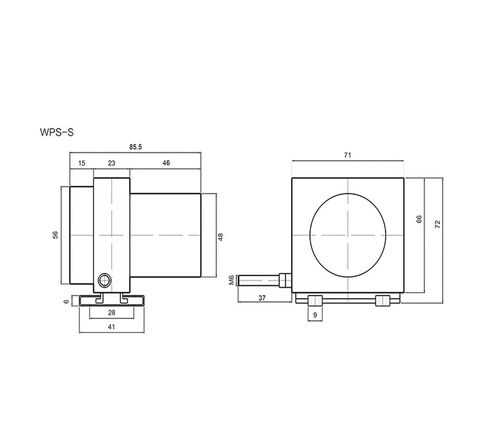 WPS-S-2000 2000mm Draw Wire Displacement Sensor, 0-5K/0-10K Potentiometer Output Linear Position Transducer(0-5Kohm) in Kuwait