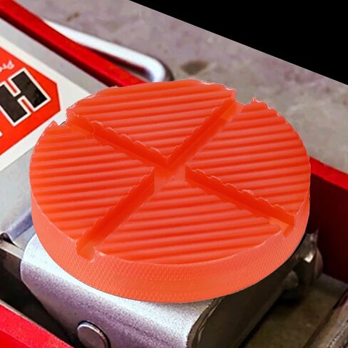 Floor Slotted Car Jack Pad Polyethylene Cross Beam Universal Jack Pad Adapter Grooved Surface Pinch Weld Side Frame Rail Protector Chassis Trolley (1 Pack) in Kuwait