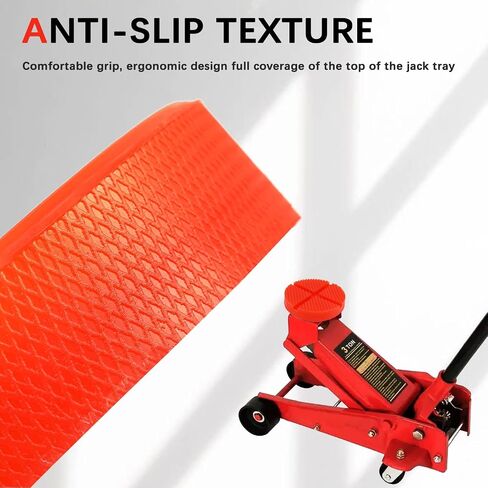 Floor Slotted Car Jack Pad Polyethylene Cross Beam Universal Jack Pad Adapter Grooved Surface Pinch Weld Side Frame Rail Protector Chassis Trolley (1 Pack) in Kuwait