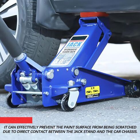 Floor Slotted Car Jack Pad Polyethylene Cross Beam Universal Jack Pad Adapter Grooved Surface Pinch Weld Side Frame Rail Protector Chassis Trolley (1 Pack) in Kuwait