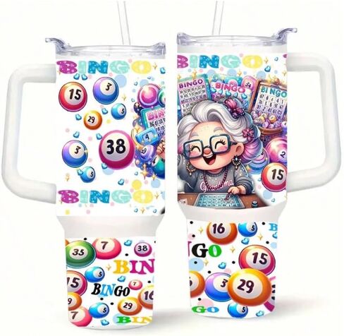 Tumbler UV Wraps, Sunflower and Bingo Designs, Decorative Cup Decals, 28.5x14cm and 26.3x9.6cm, Not Including Cup (Bingo) in Kuwait