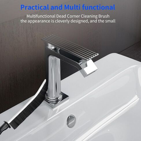 4 PCS Cleaning Brush Hard Bristle Cleaning Brush Small Cleaning Brush Crevice Cleaning Tool Grout Brush Bathroom Cleaning Brush Set for Tight Spaces Corners Kitchen Windows Shower Toilet Faucets Floor in Kuwait